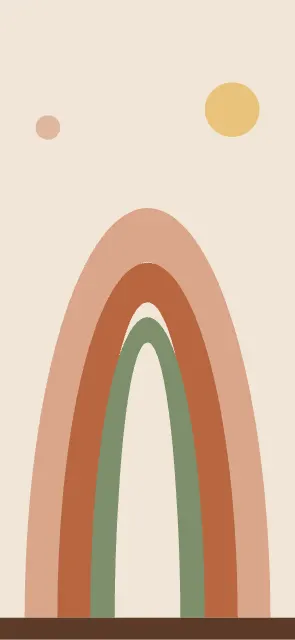 Boho Arches Phone Wallpaper
