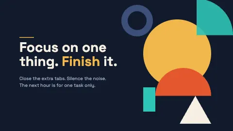 One Thing Geometric Wallpaper