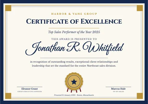 Classic Top Sales Performer