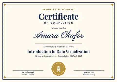 Course Completion Certificate