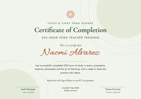 Serene Yoga Teacher Training