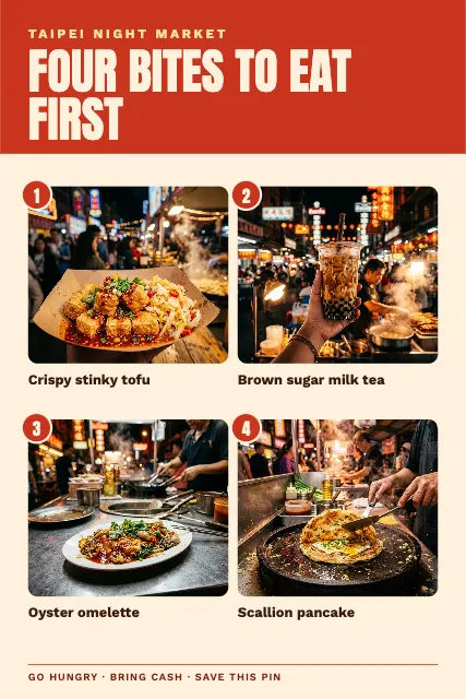 Night Market Street Food Pin