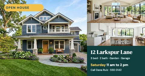 Open House Listing Photo Collage