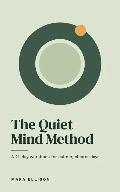 Quiet Mind Method Workbook Ebook