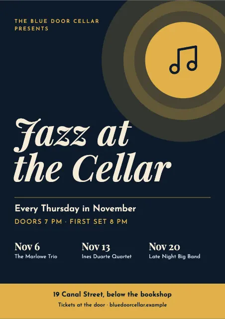 Jazz Cellar Night