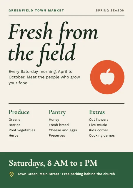 Saturday Farmers Market