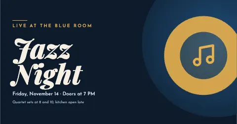 Jazz Night Facebook Event Cover