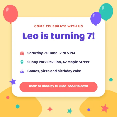 Balloon Birthday Party