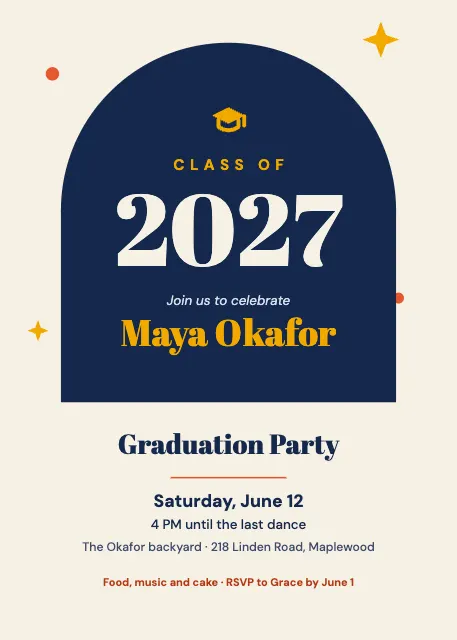 Graduation Party Invitation