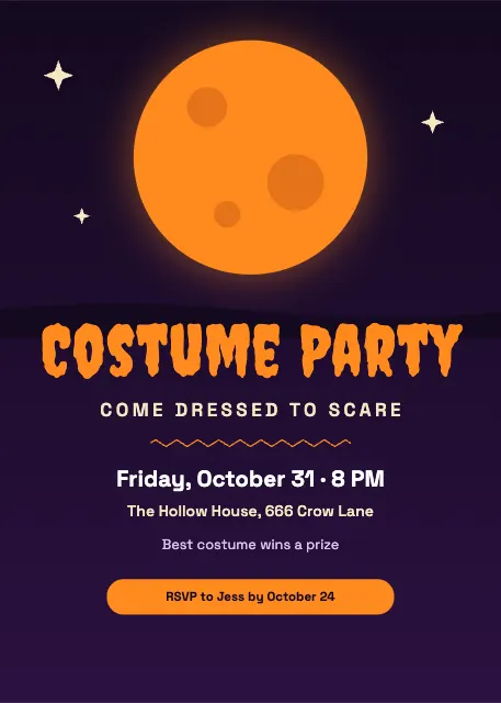 Halloween Costume Party Spooky
