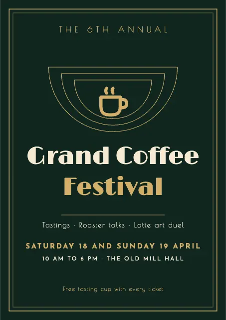 Art Deco Coffee Festival