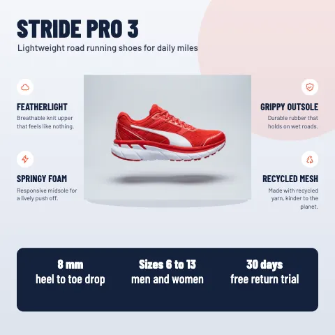 Running Sneakers Callouts