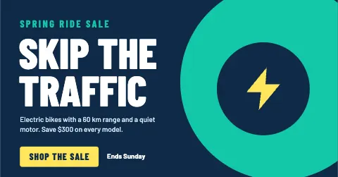 E-Bike Sale Facebook Ad