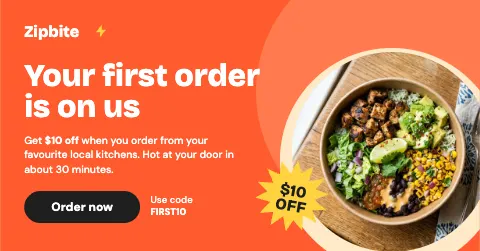 Food Delivery First Order Facebook Ad