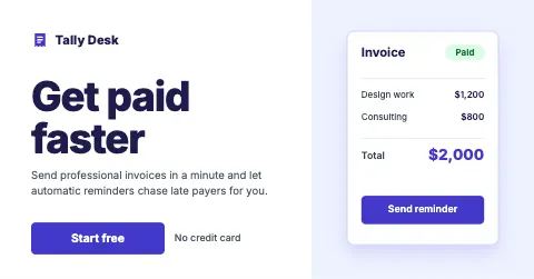 Invoicing Software LinkedIn Ad