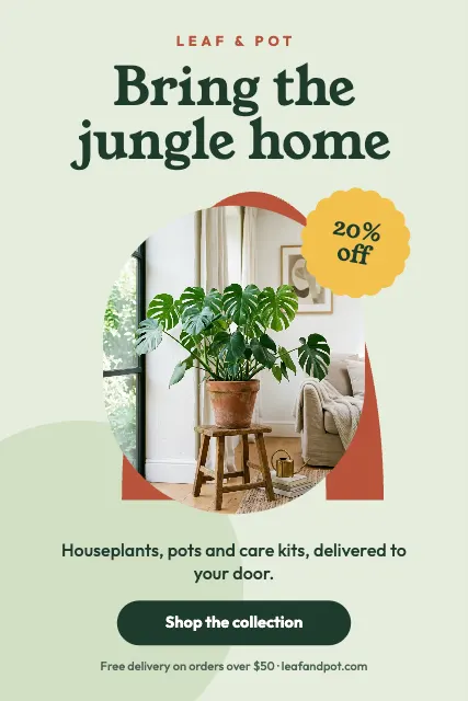 Plant Shop Pin Ad