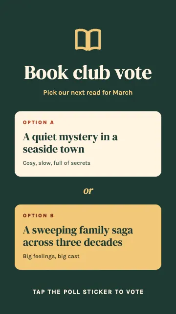 Book Club This or That Poll