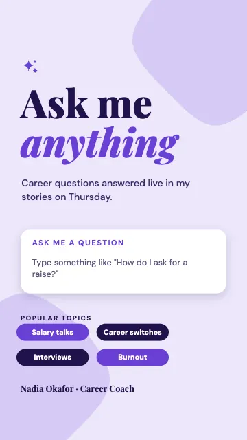Career Coach Ask Me Anything