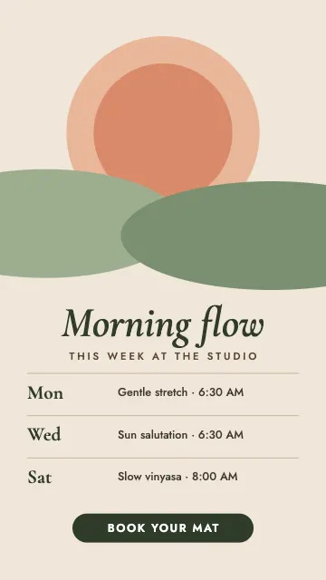 Sunrise Yoga Class Schedule