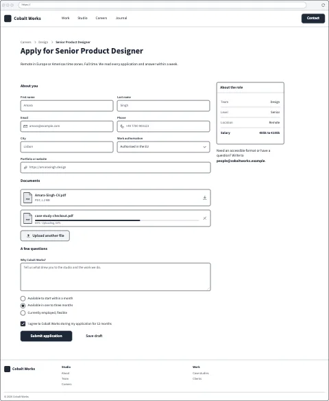 Job Application