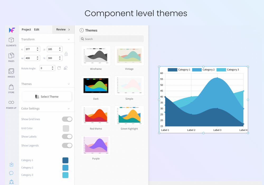 Introducing Component level themes in MockFlow
