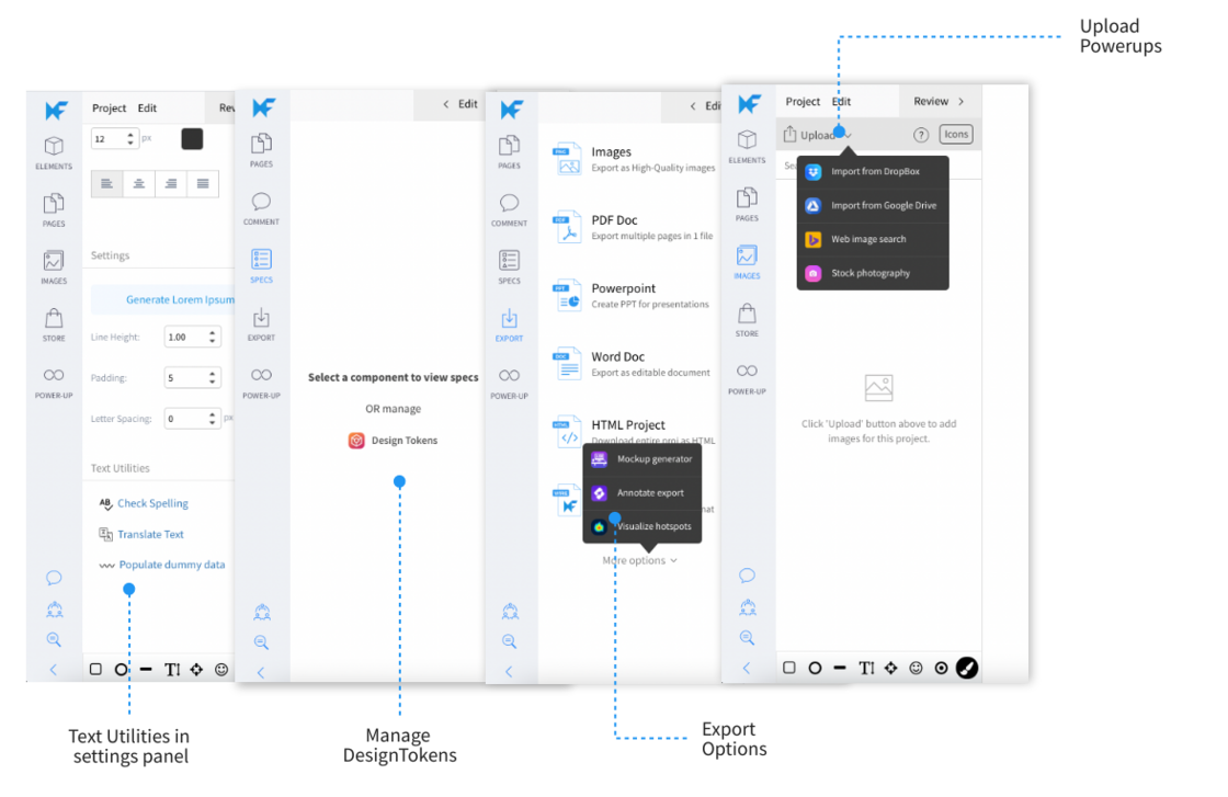Power-up Shortcuts - Now access related powerups at the right places