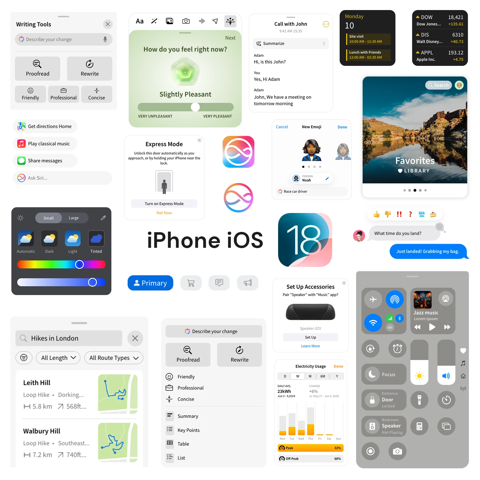 Wireframe iPhone apps with iOS 18 UI Kit