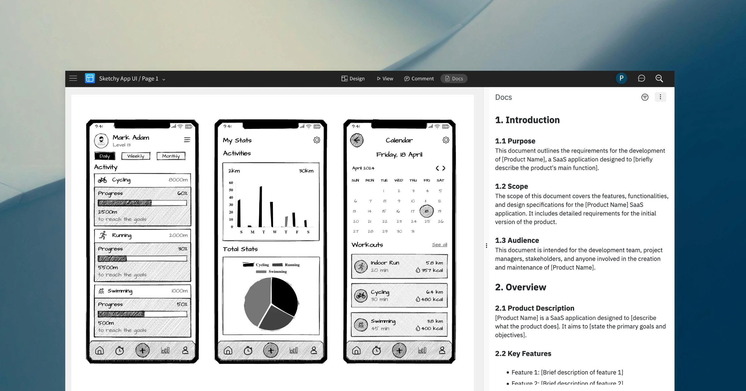 Introducing "Docs" mode for UI design