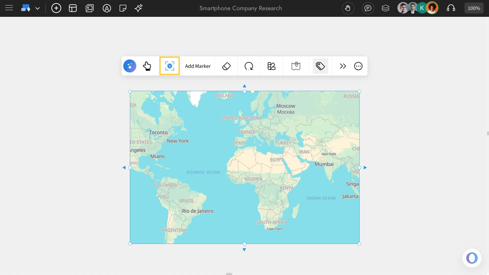 Navigating to focus mode in Maps - MockFlow IdeaBoard
