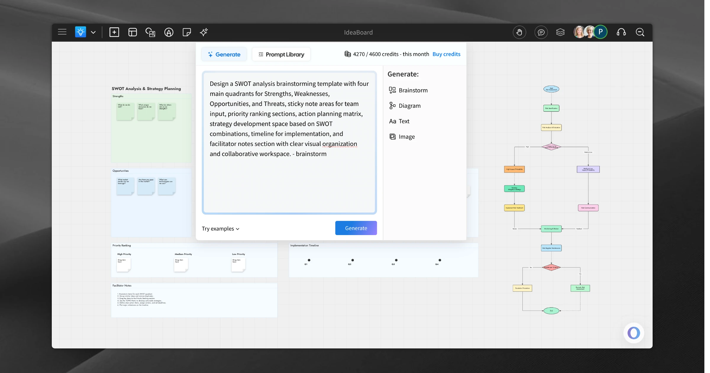 Introducing AI toolbox for brainstorming in MockFlow Board