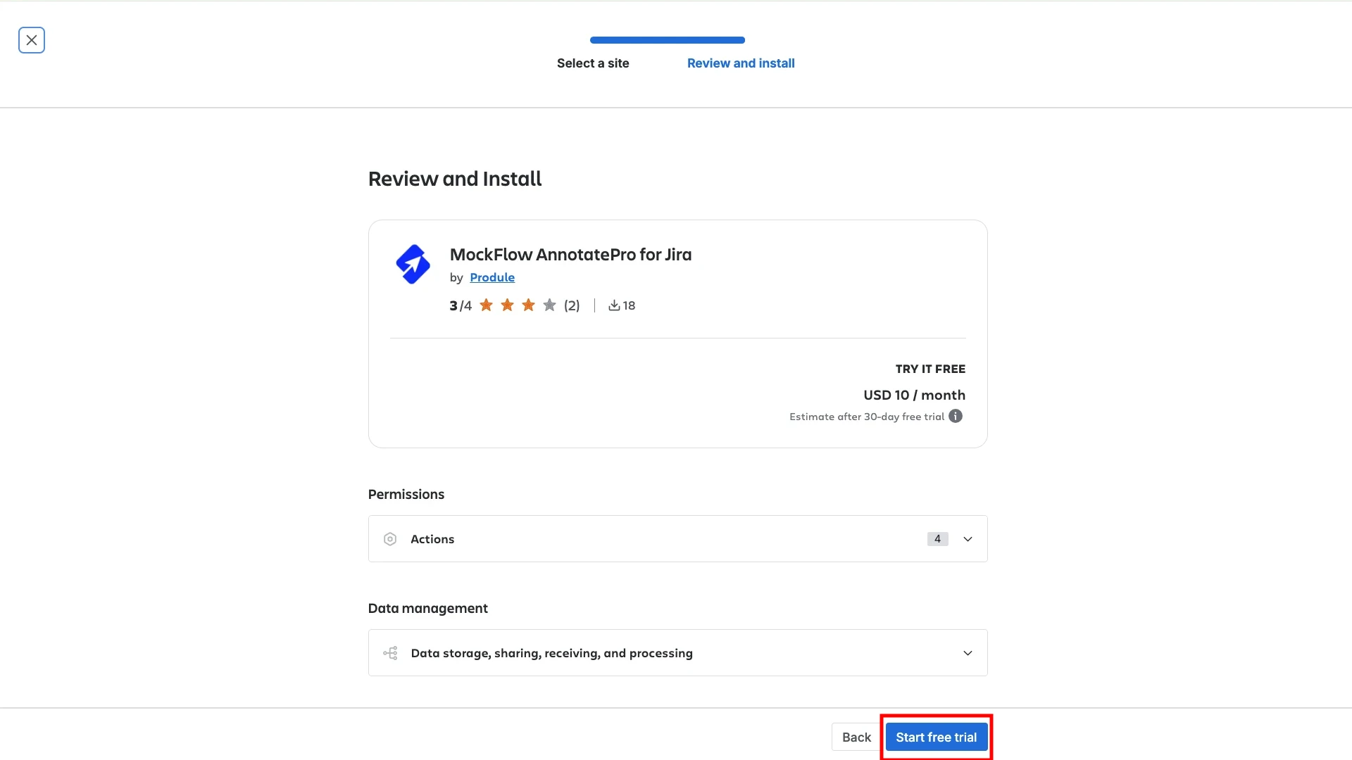 Navigate to start free trial - MockFlow Annotatepro 
