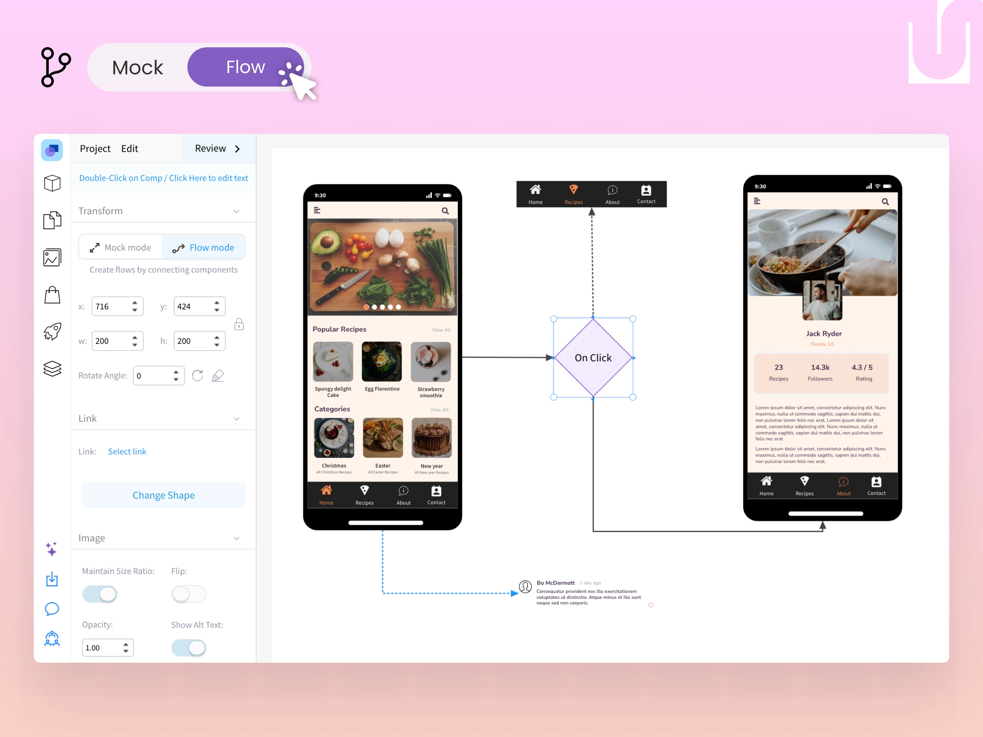 Introducing new "Flow mode" in WireframePro 