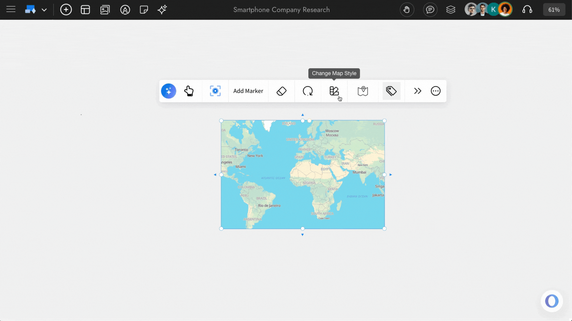 Navigating to Changing Map styles - MockFlow IdeaBoard 