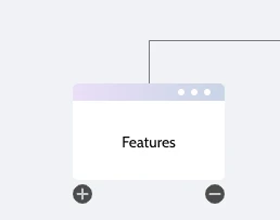 Add or delete nodes in MockFlow Sitemap