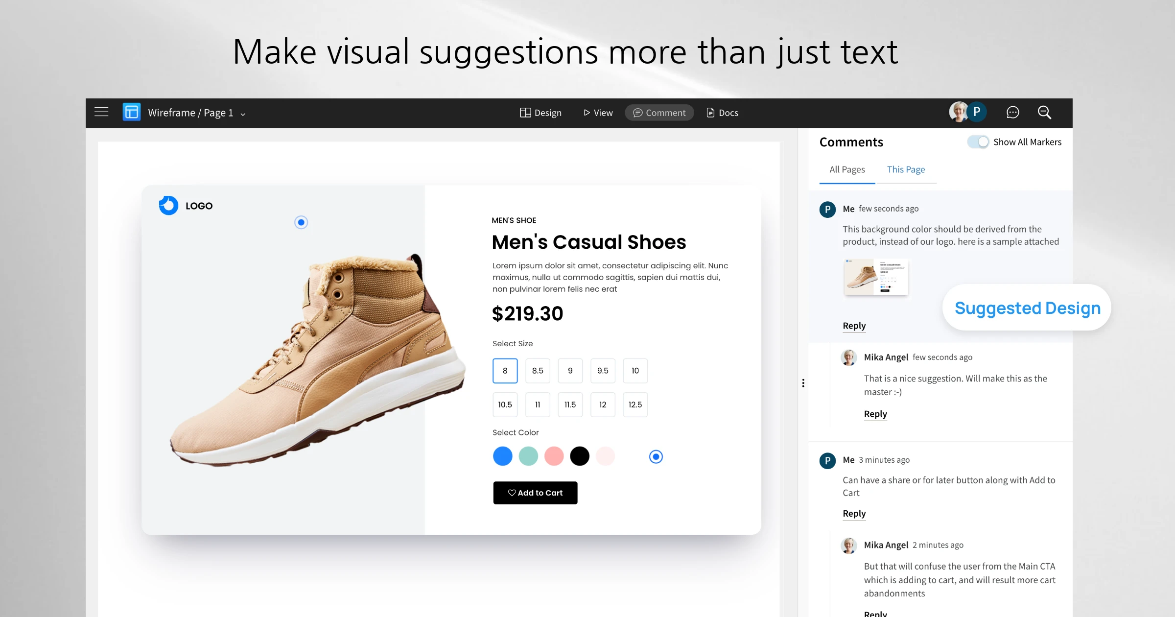 Update: Visually Suggest Design Changes, Not Just Comments
